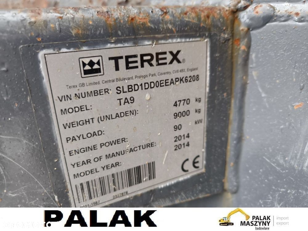 Terex Wozidło przegubowe TEREX BENFORD 9TON , 2014rok - 14