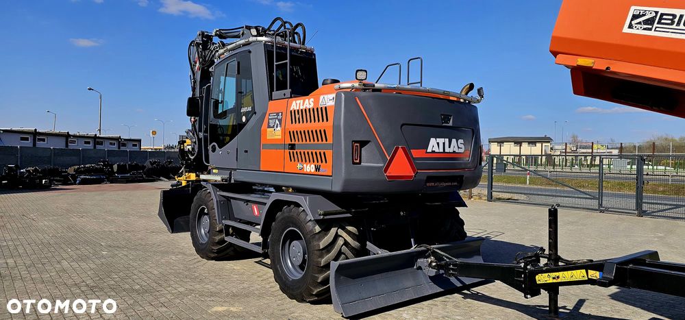 Atlas 160W 160 150W 140W 140 165W głowica roto /Engcon przyczepa szczypce - 4