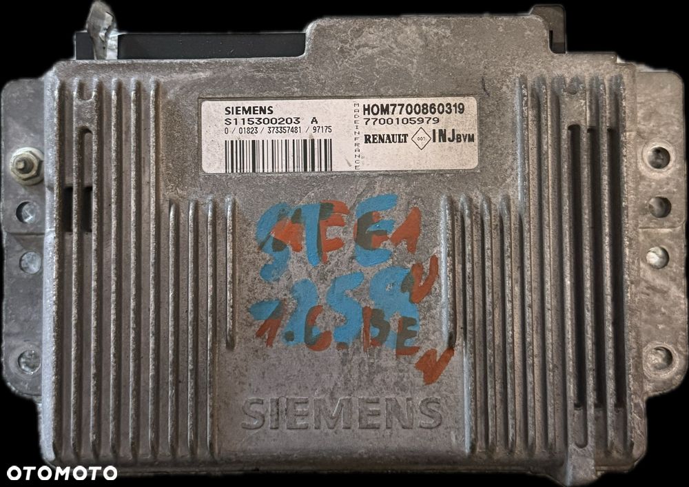 Sterownik komputer silnika Renault 7700105979 - 1