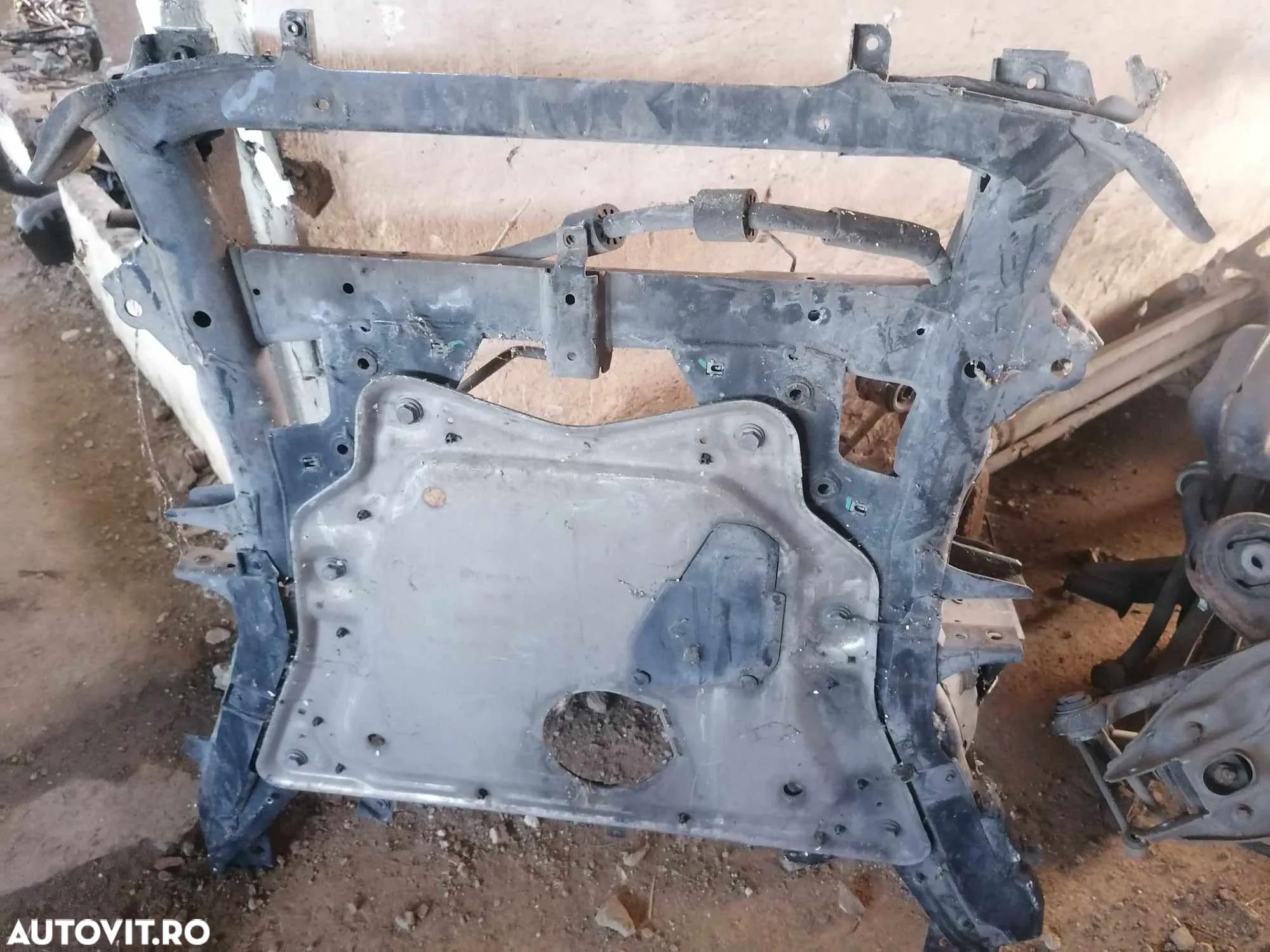 Cadru / jug motor / punte fata cu scut metalic BMW X5 E70 , x6 e71 2006-2013 3.0 d 6785467, 6786568 - 1