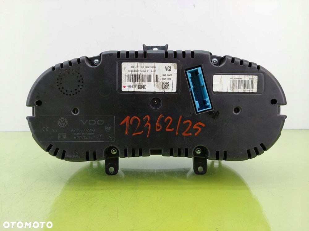 Licznik Seat Ibiza IV 2012-2017 LIFT 1,6 TDI 6J0920804C 6J0920804C ORYGINAŁ - 4