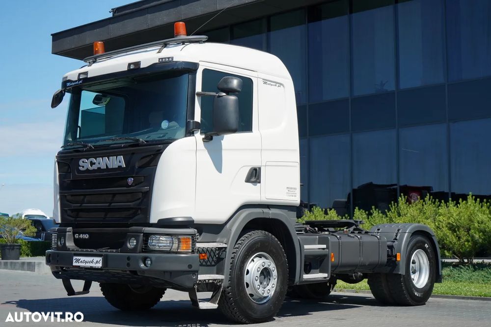 Scania G 410 / RETARDER / HIDRAULICĂ / CABINĂ JOSĂ / EURO 6 - 1
