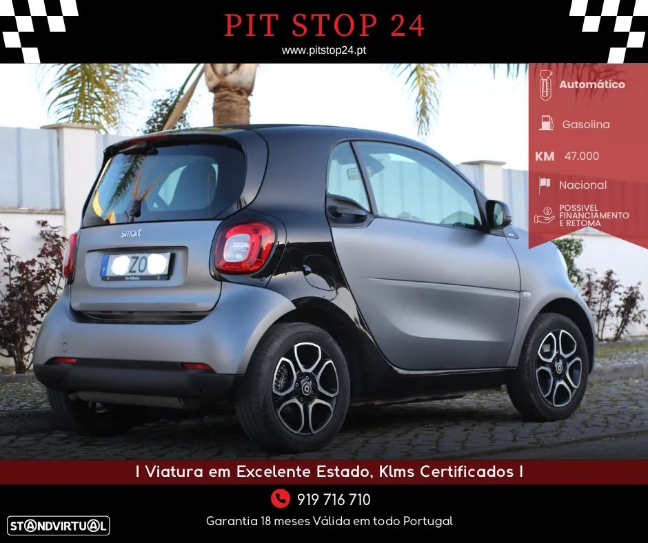 Smart ForTwo Coupé 1.0 Prime 71 Aut. - 5