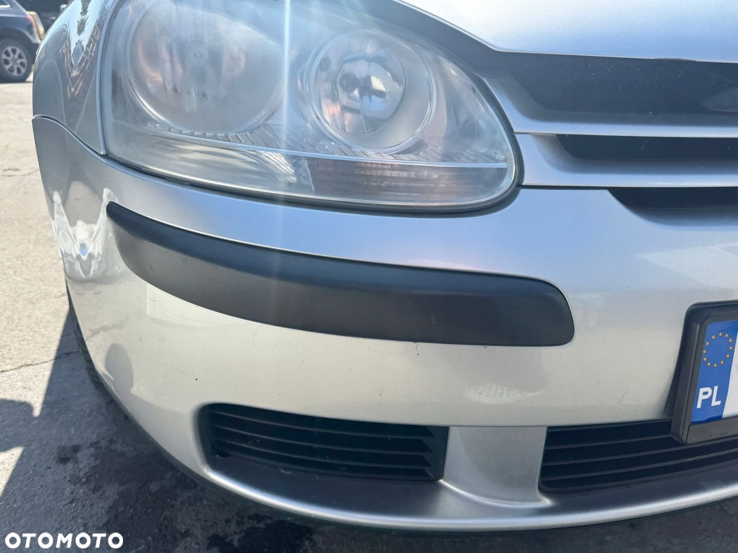 VW GOLF V ZDERZAK PRZÓD PRZEDNI LA7W - 7