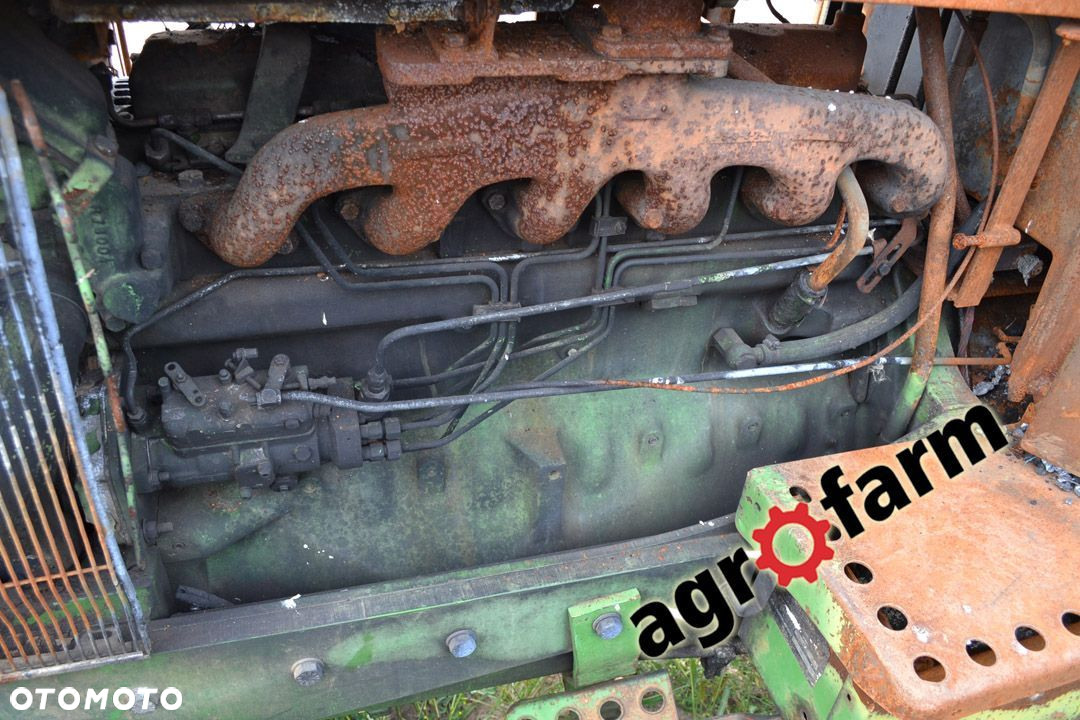 John Deere części używane 3650 3050 3350 silnik most skrzynia zwolnica piasta zębatka koło zębate oś - 5