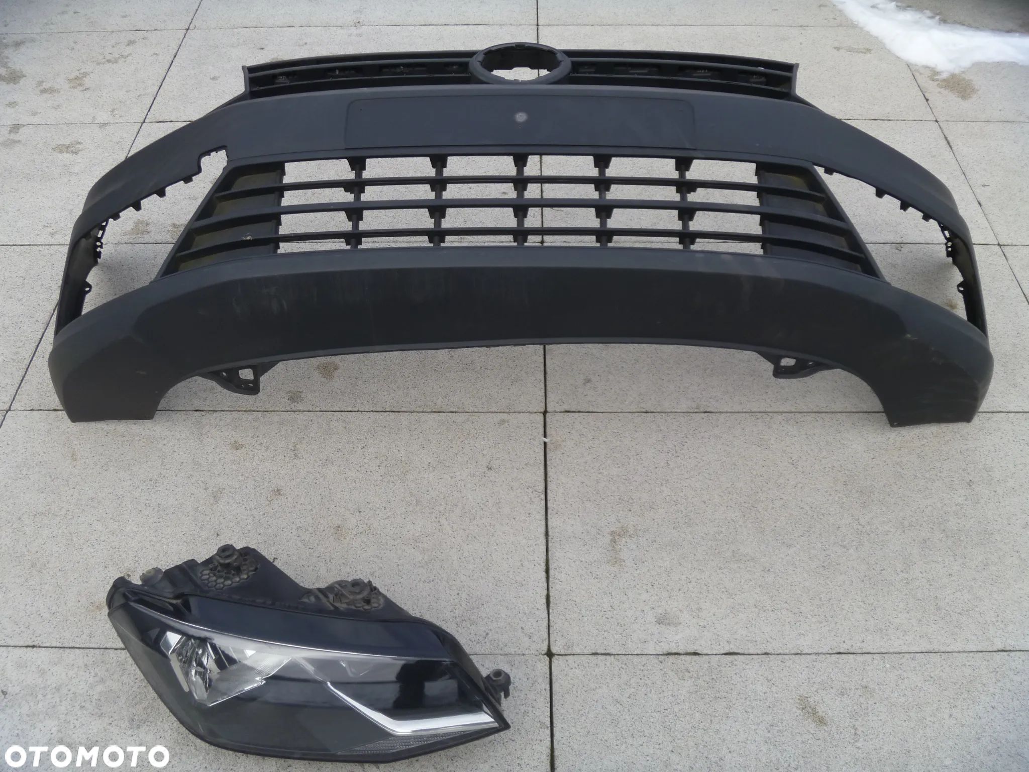 VW CADDY III LIFT 2015 ZDERZAK PRZEDNI ORYGINAŁ ŁADNY 2K5807221J - 1