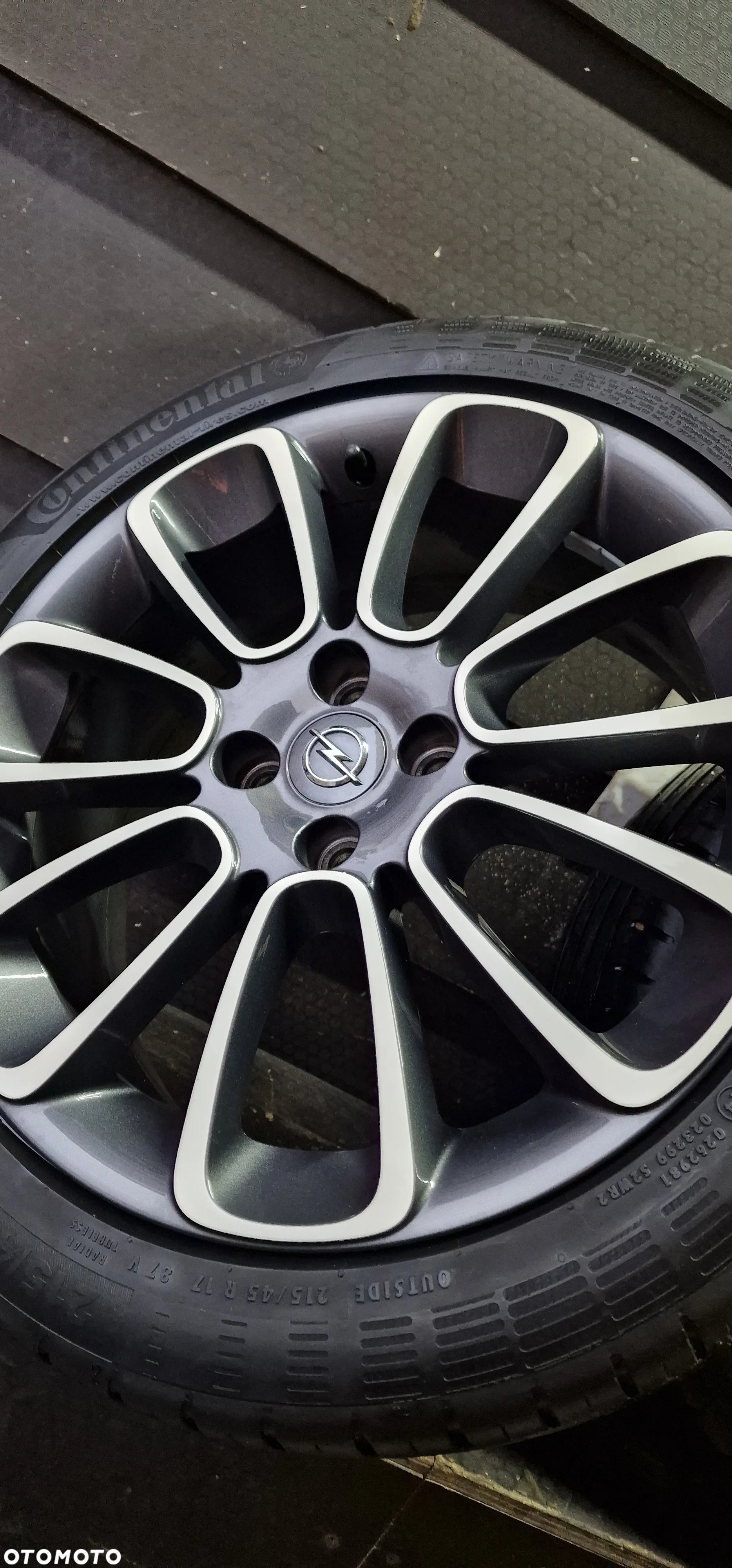 ALUFELGI +OPONY LETNIE Continental 215/45 17 OPEL Adam CORSA E 4X100 ET44 R17 - 5