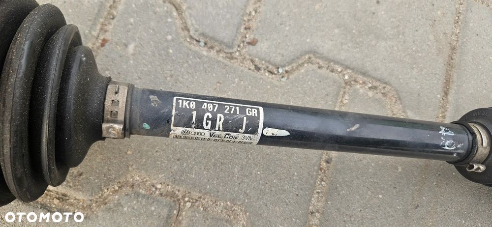 Półoś lewa prawa przód przednia VW Golf 5 V Jetta 1,4 TSI 2008r 1K0407272MP 1K0407271GR - 4