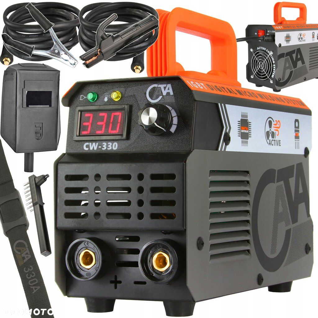 SPAWARKA INWERTOROWA INWERTEROWA 330A LCD MMA TIG WYŚWIETLACZ INWERTER IGBT - 2