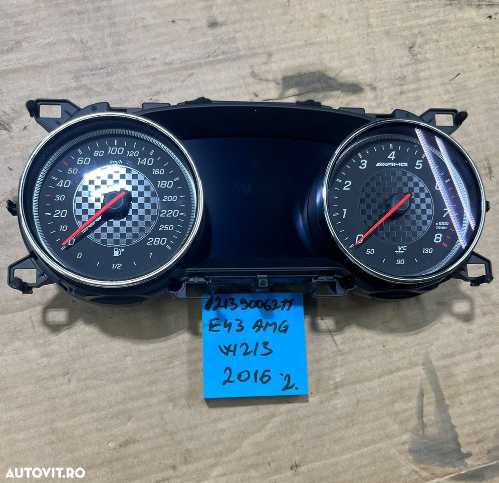Ceasuri bord, kilometraj MERCEDES E43 AMG W213 an 2016 cod A2139006211 - 1