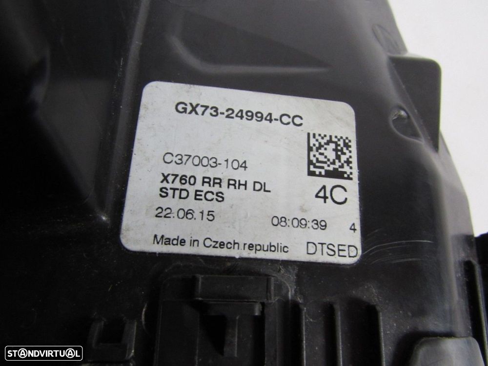 Fecho da porta Direito/Trás Seminovo/ Original JAGUAR XE (X760) GX73-24994-CC - 4