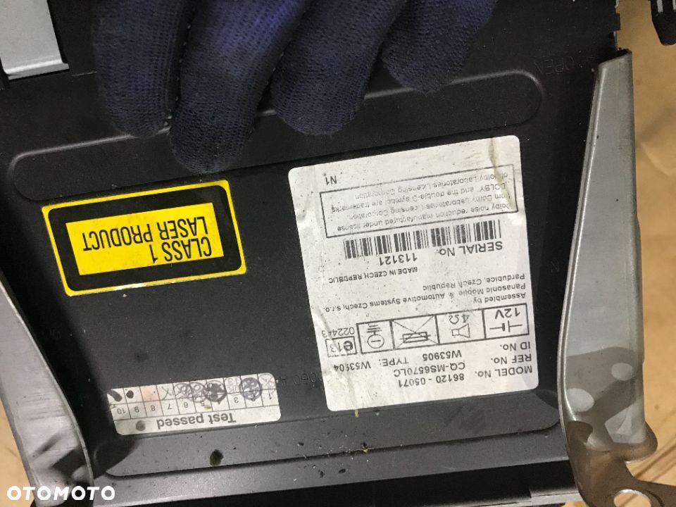 Radio CD TOYOTA AVENSIS T25 86120-05071 - 2