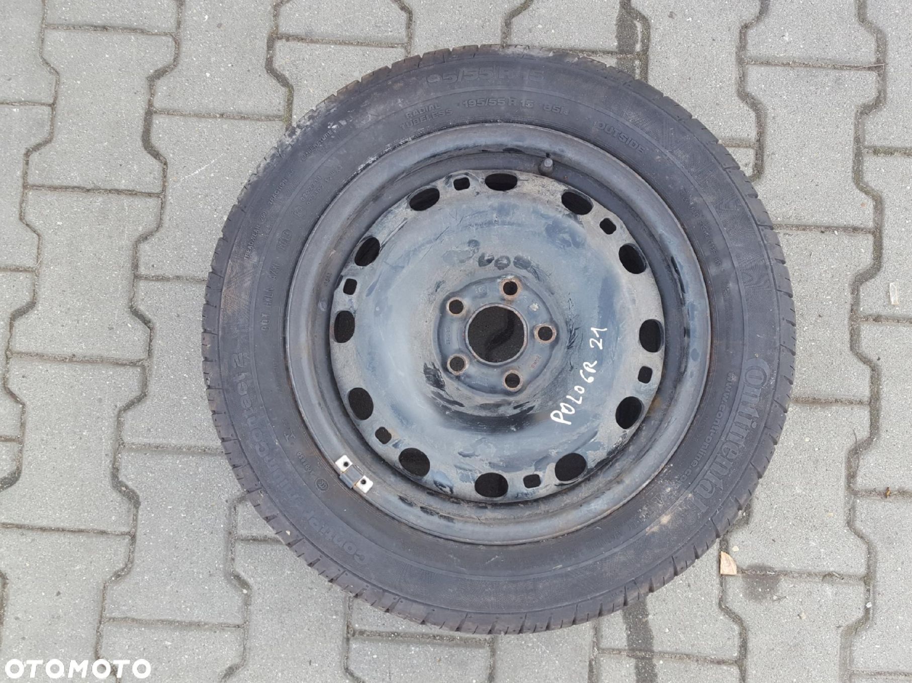 VW POLO 6R IBIZA IV 08r- FABIA II KOŁO ZAPASOWE 15 5X100 - 1