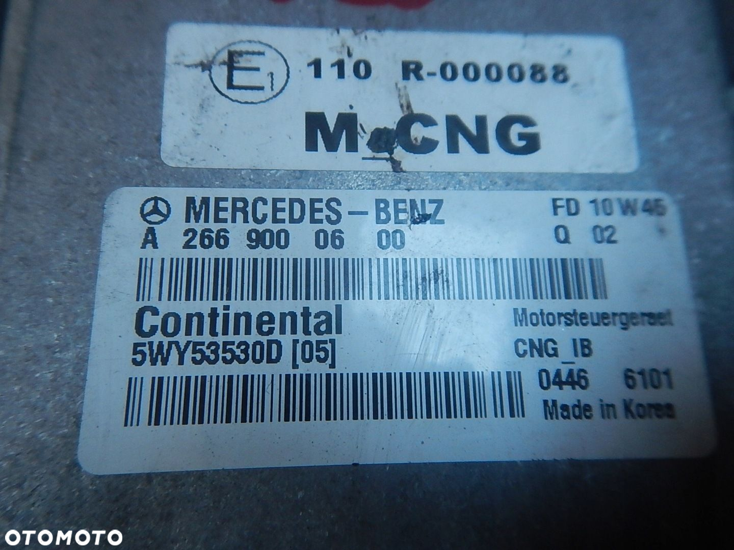 KOMPUTER STEROWNIK SILNIKA MERCEDES B KLASA A2669000600 - 5