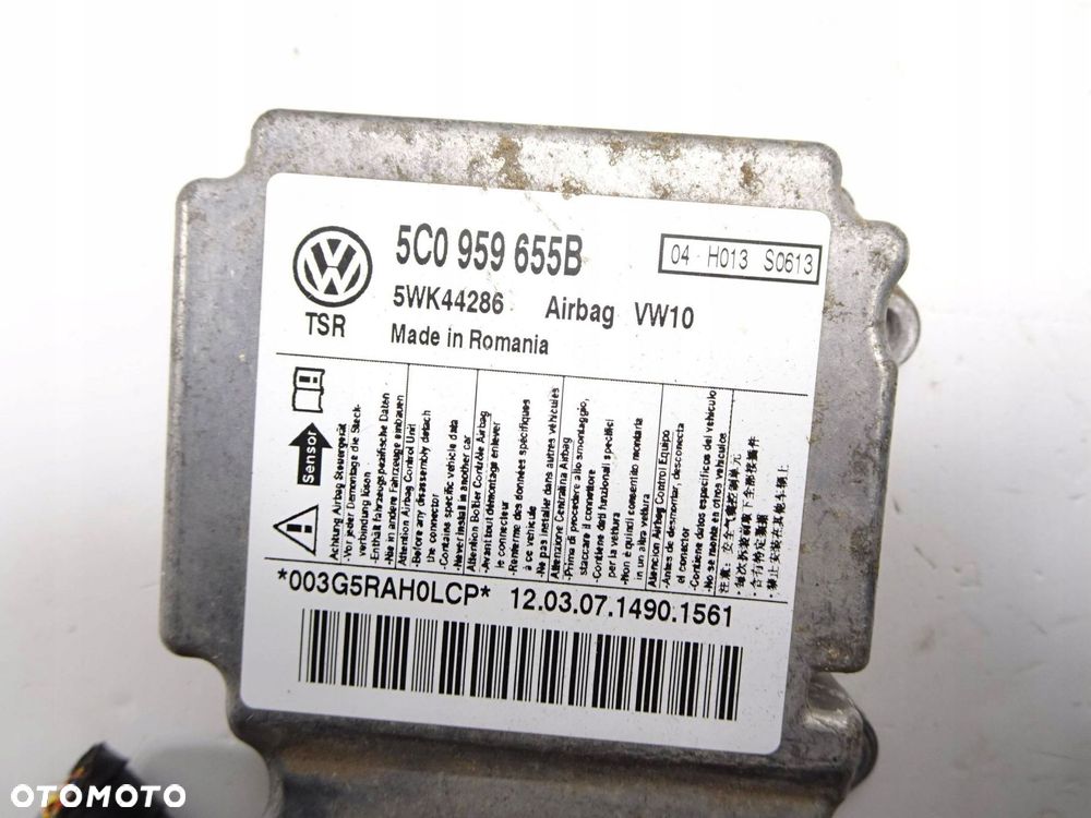 poduszki airbag kpl. volkswagen golf vi - 7
