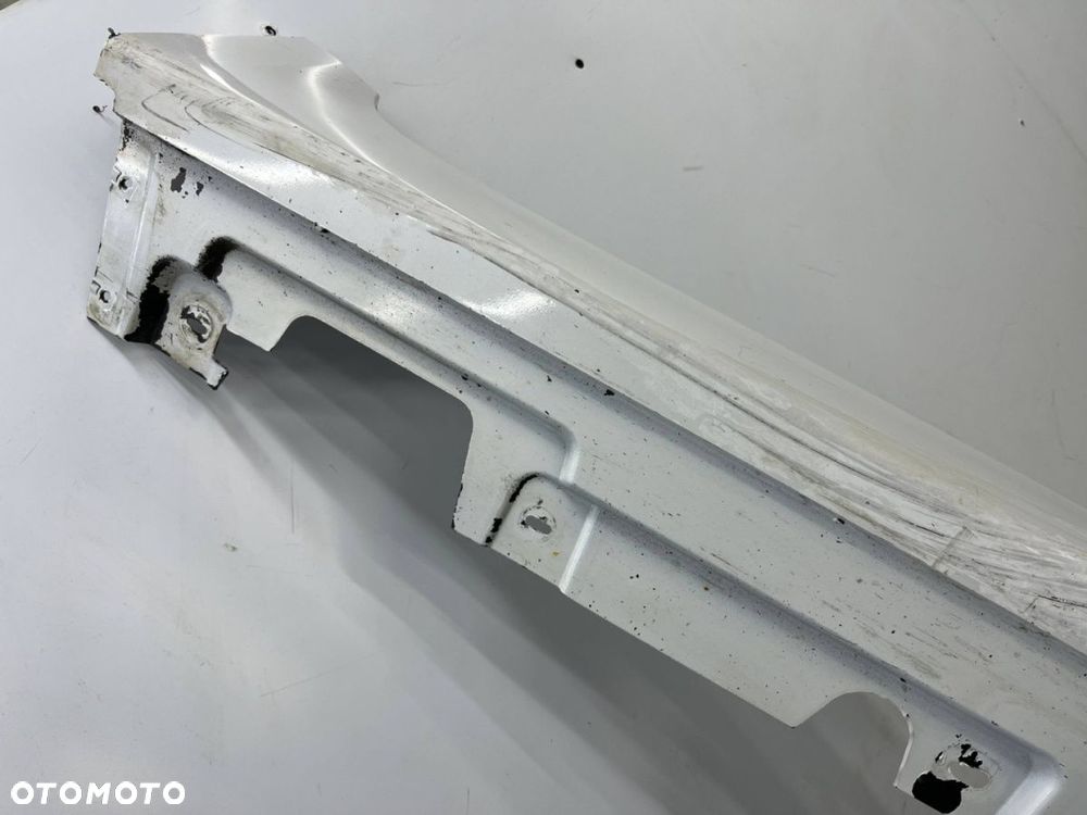 Listwa progowa BMW 5 F10 F11 sedan kombi 10-17r. prawa nakładka progu zewnętrzna kolor Mineralweiss - 6