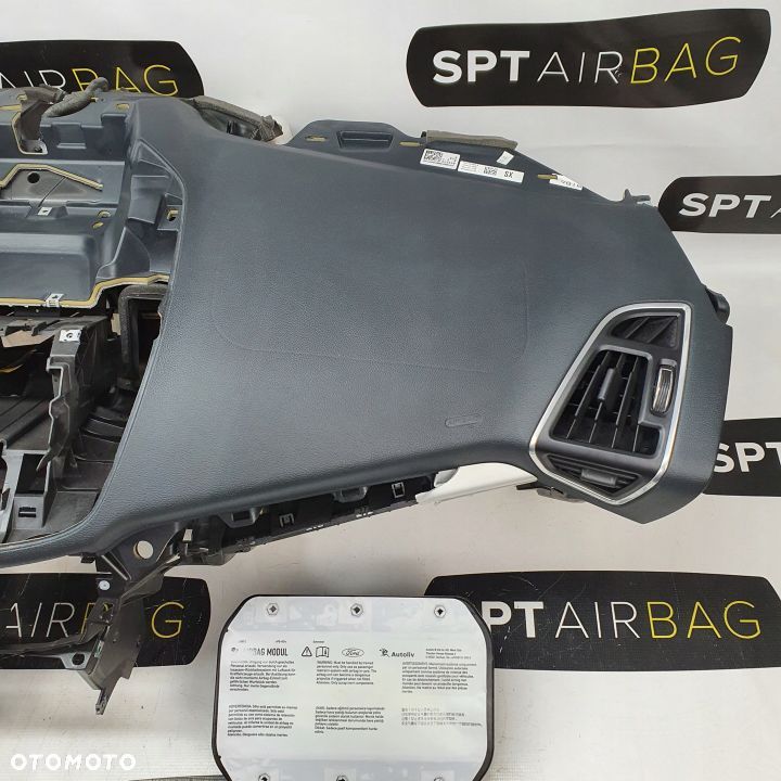 FORD C-MAX MK2 DESKA ROZDZIELCZA KONSOLA KOKPIT PULPIT PODUSZKI AIRBAG AIR BAG PASY KIT SET - 4