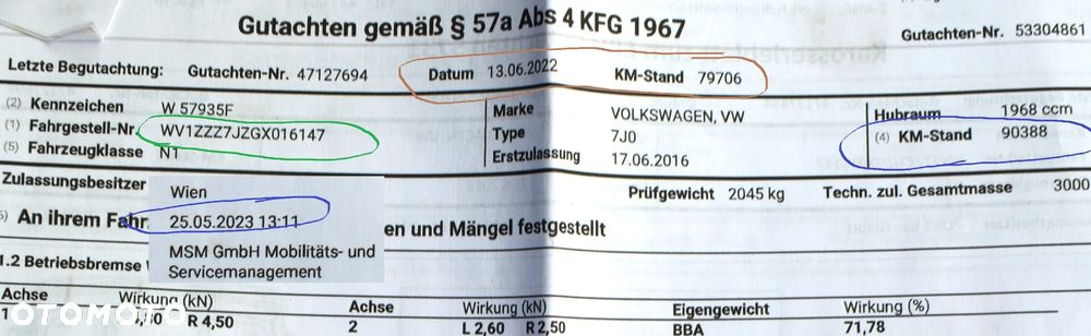 Volkswagen TRANSPORTER T6 DOKA NISKI PRZEBIEG - 29
