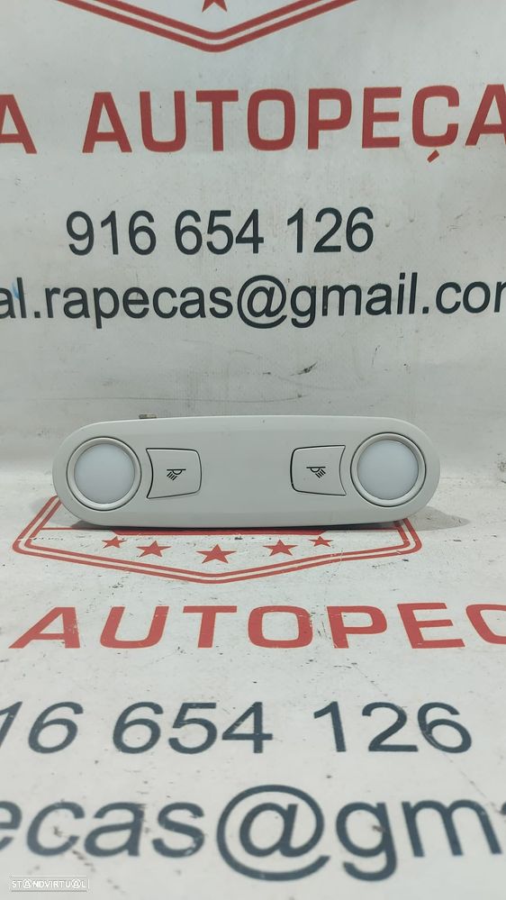 Plafonier Luz Luzes Interior Teto Tejadilho Leitura Frente Frontal Central Delphi Audi A4 B8 Original - 1