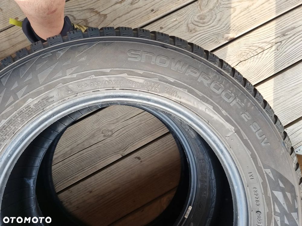 Nokian Tyres Snowproof 2 SUV 225/65R17 106H 2025r.7,5/6,5mm bdb stan - 15