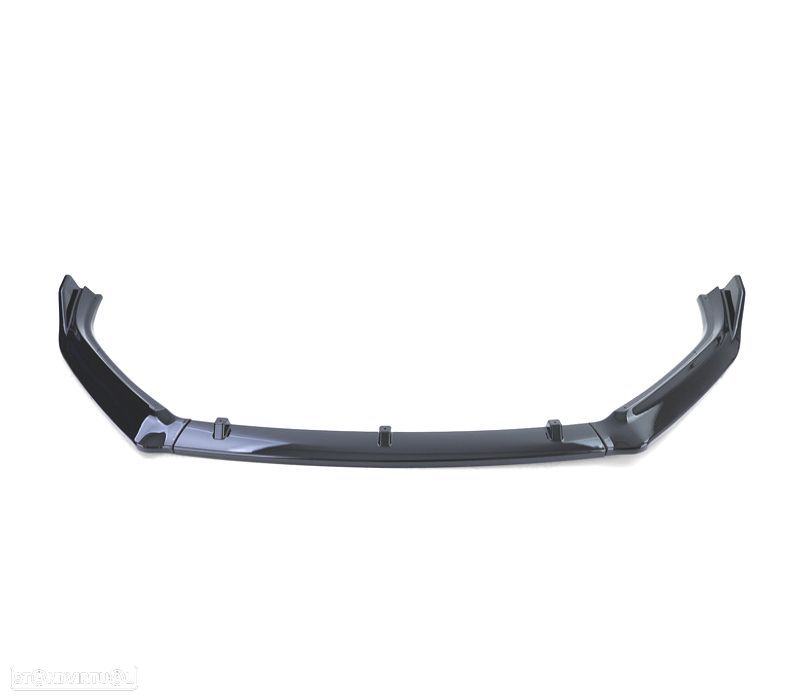 SPOILER LIP VOLKSWAGEN VW POLO 6C 14-17 PRETO BRILHANTE - 2