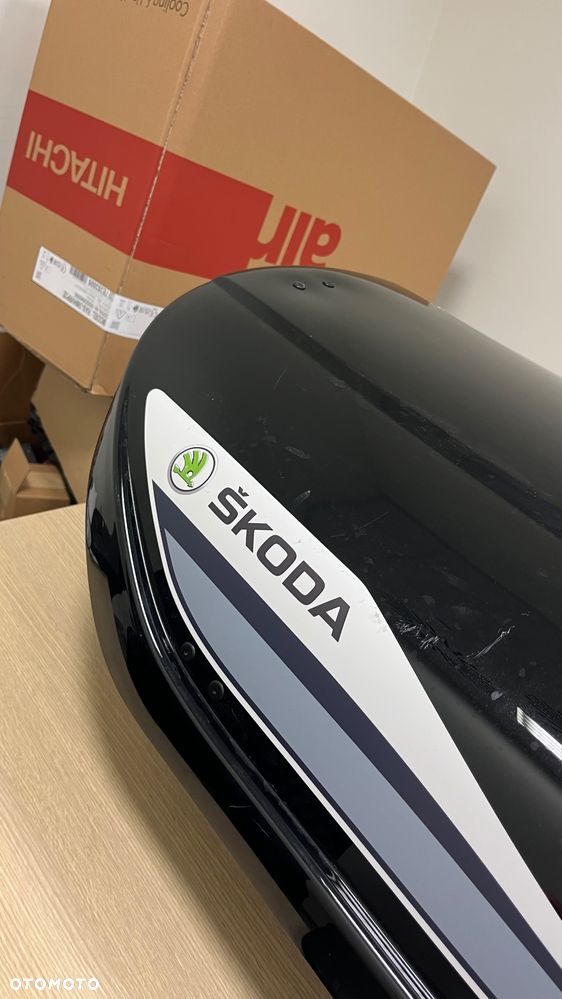 Box dachowy skoda octavia 4, 380 litrów + relingi - 3