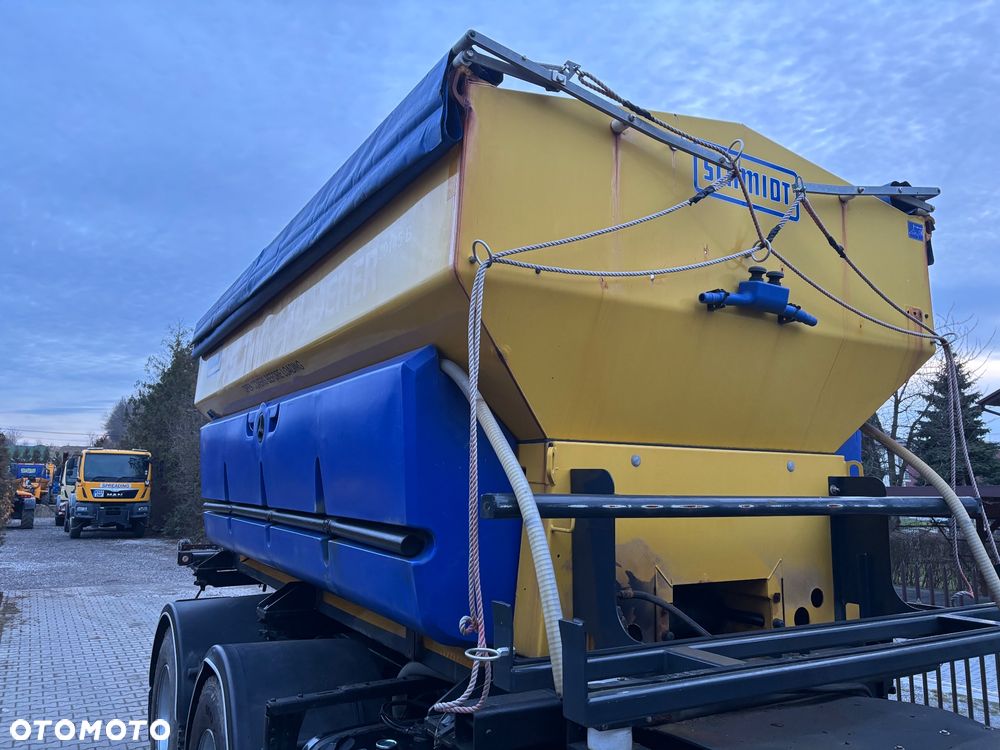 MAN TGM 26.290 6X4BB PIASKARKA SOLARKA pług schmidt - 3