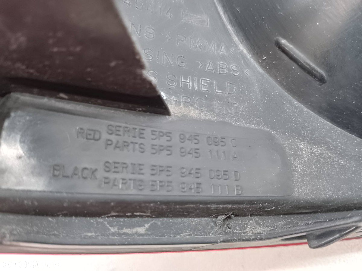LAMPA TYLNA LEWA SEAT TOLEDO III 5P5945095C  5P5945111A HATCHBACK - 7