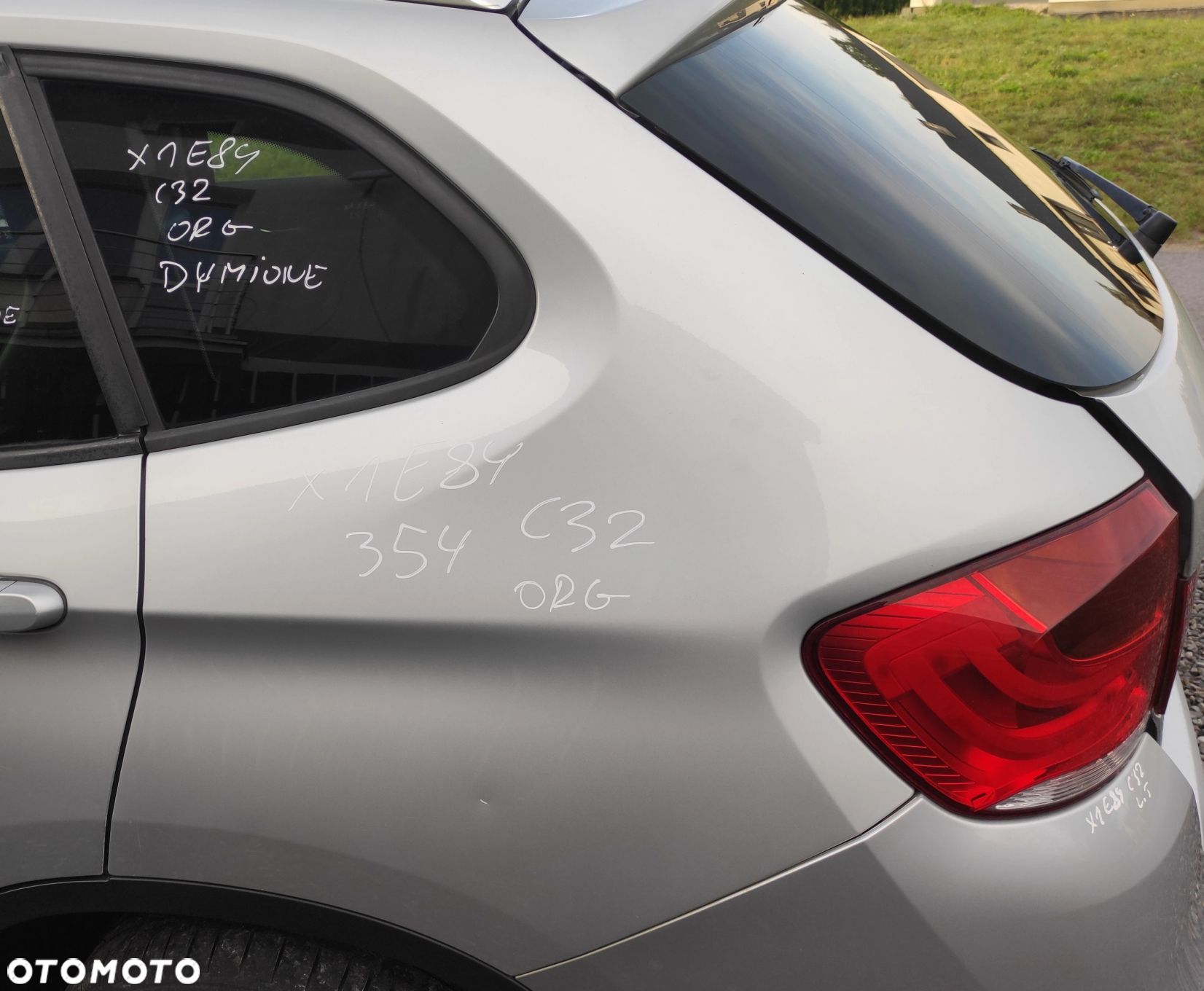 ĆWIARTKA BŁOTNIK LEWY TYŁ TYLNY BMW X1 E84 354 TITANSILBER ORG LAKIER - 1