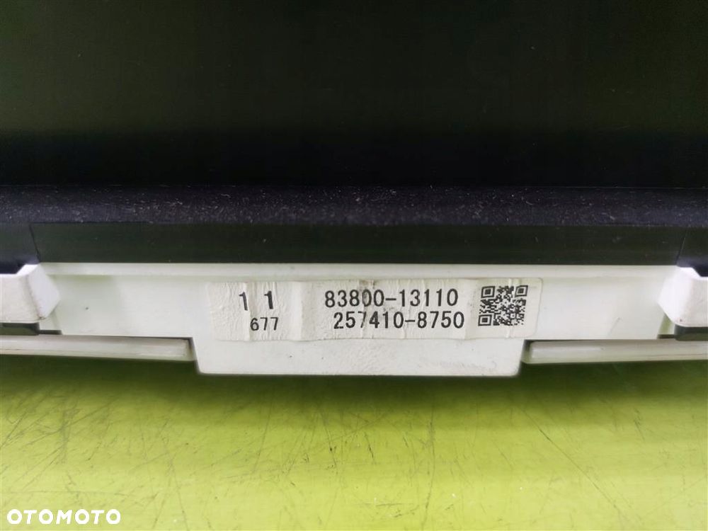 Licznik Toyota Corolla Verso I 2001-2004 1,6 VVTI 8380013110 2674108750 - 6