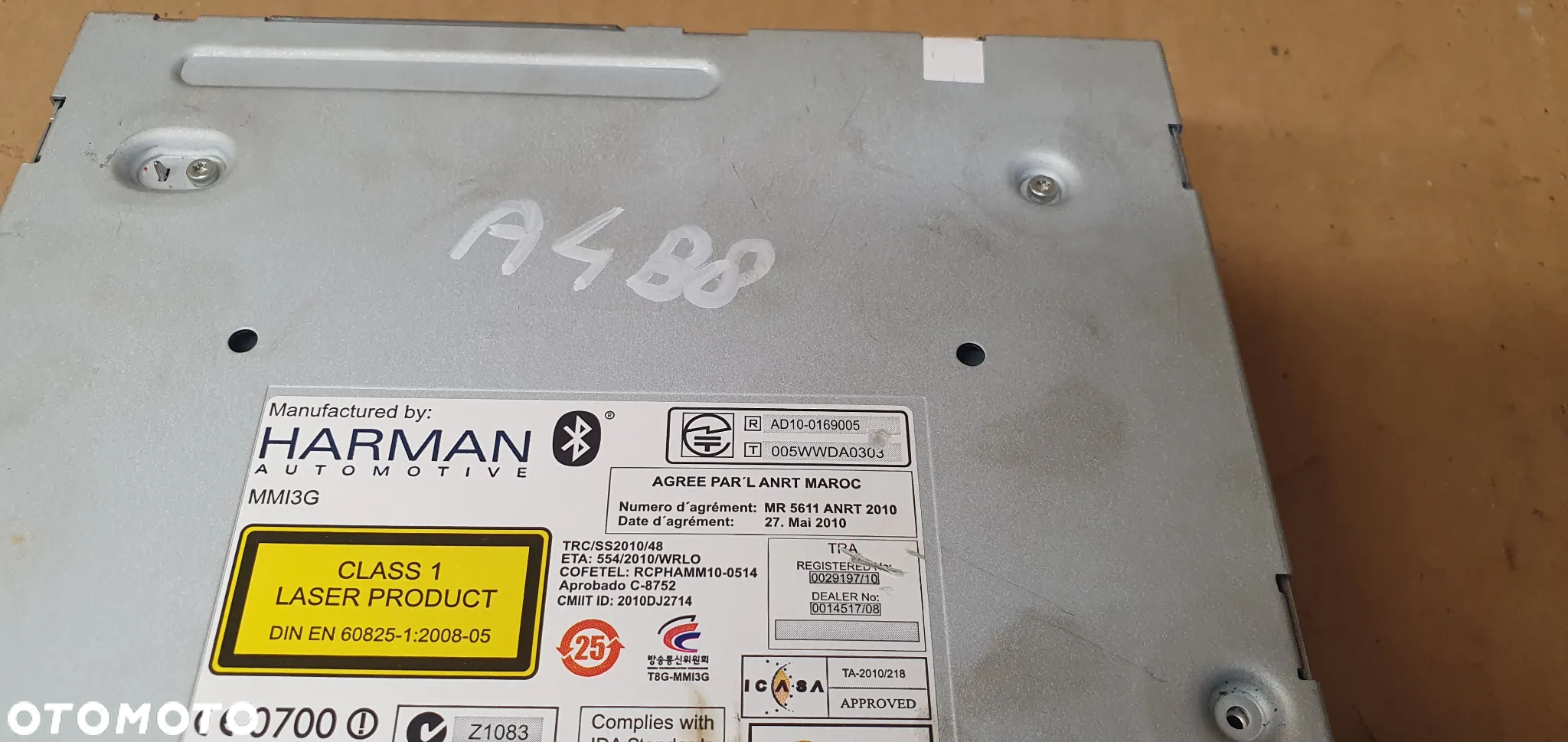 Czytnik stacja nawigacji DVD NAVI nawigacja Audi A4 B8 A5 Q5 8R1035652B 8R1035652 - 12