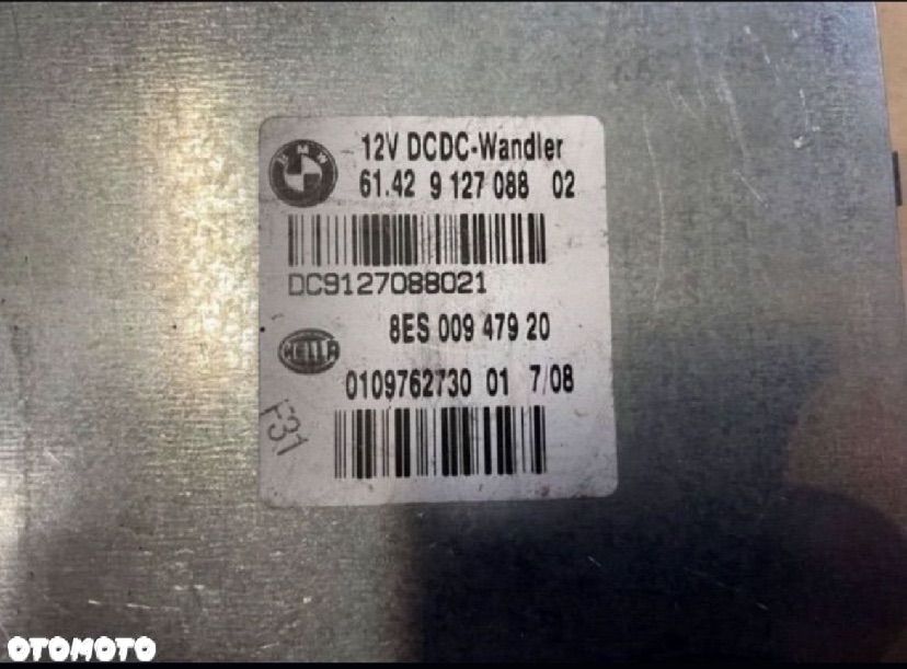 9127088 moduł napięcia dcdc Bmw 3 e90 e91 e92 5 e60 e61 - 2