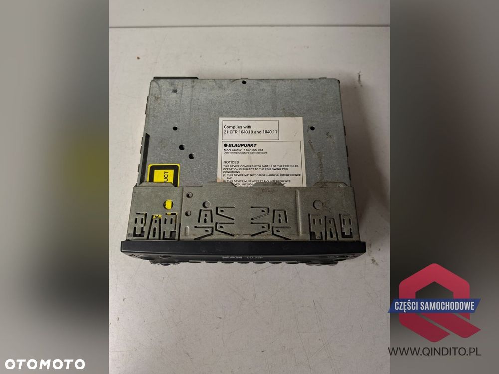 RADIO  CD  MAN  FABRYCZNE BLAUPUNKT MAN  TGX TGL - 4