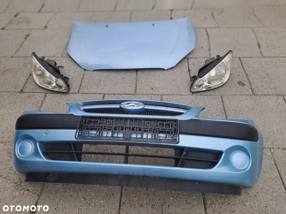 Hyundai Getz maska zderzak kod lakieru 2B i inne
