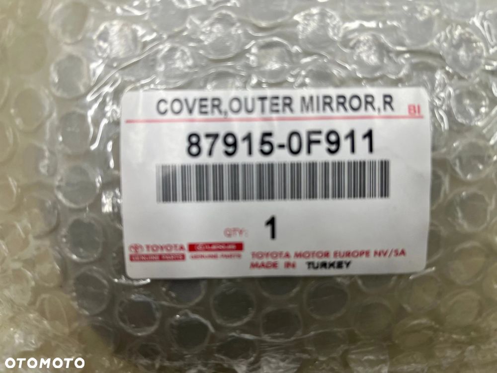 Obudowa lusterka Toyota Auris II E18 Corolla Verso 12-19r. NOWA prawa GÓRNA osłona lusterka zewnętrz - 7