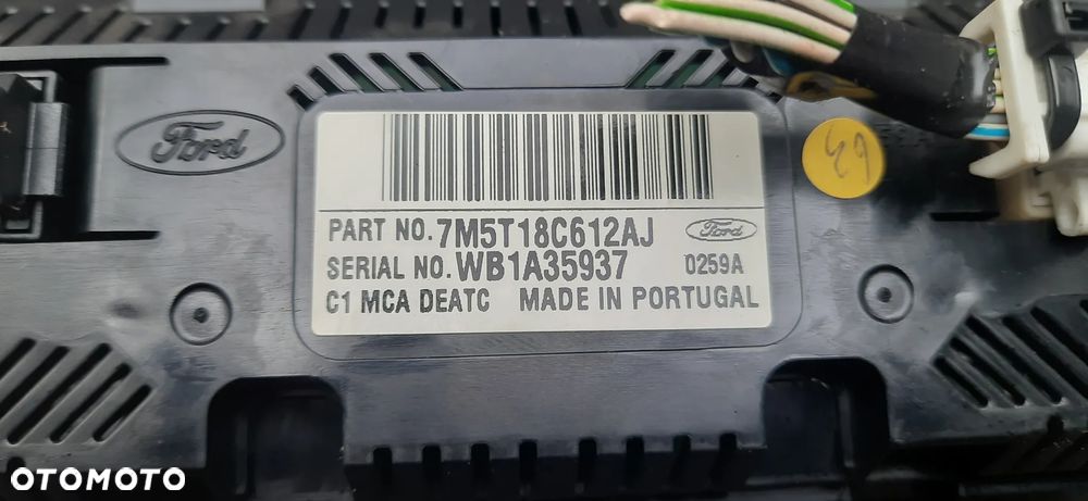 Panel KLIMATYZACJI KLIMATRONIK FOCUS mk2 fl 7m5t14b321ba - 4