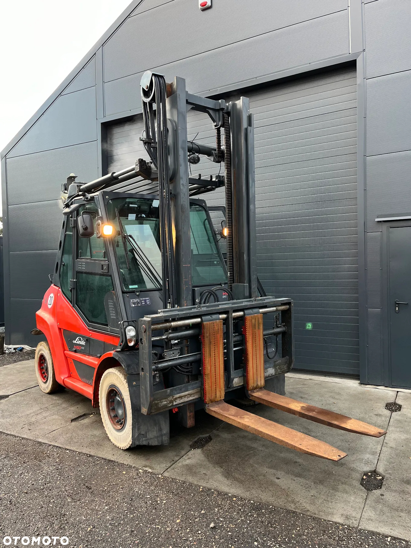 Linde H60-T 396-03 Gaz Kabina Klima Pozycjoner Przesuw boczny - 8