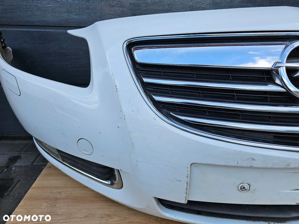 ZDERZAK PRZÓD PRZEDNI PRZED LIFT OPEL INSIGNIA A Z40R SPRYSKI XENON ATRAPA KRATKI KOMPLET EUROPA - 11