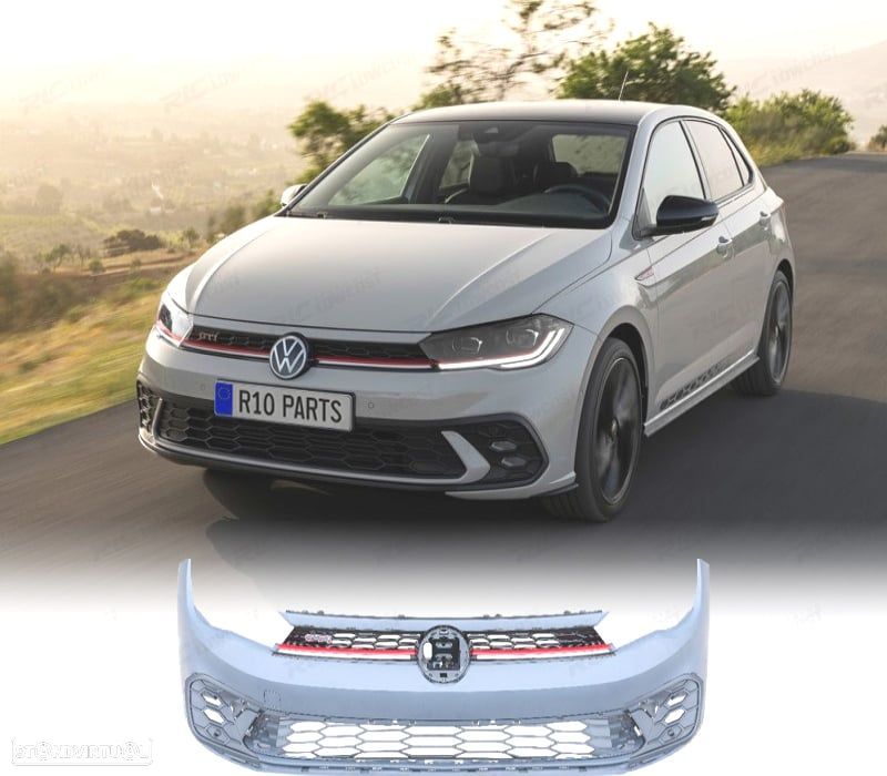 PARA-CHOQUES FRONTAL VOLKSWAGEN VW POLO 22- LOOK GTI - 1