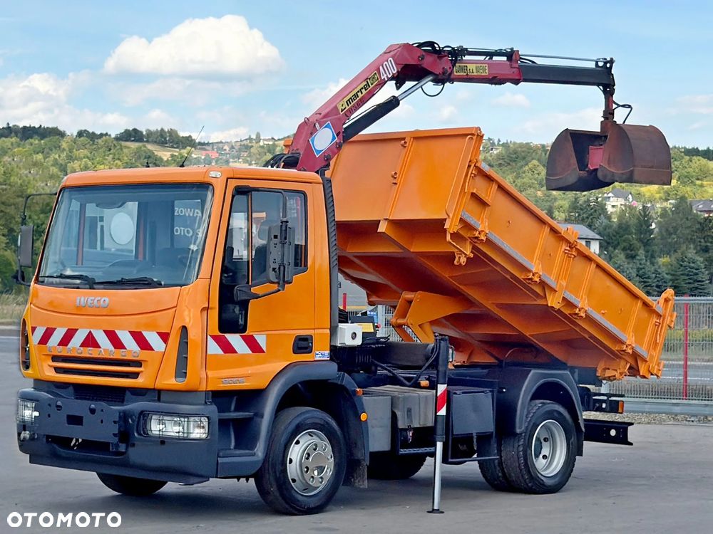 Iveco Eurocargo 120E18 * WYWROTKA 3,45 m * HMF 403 K1 * STAN BDB - 2