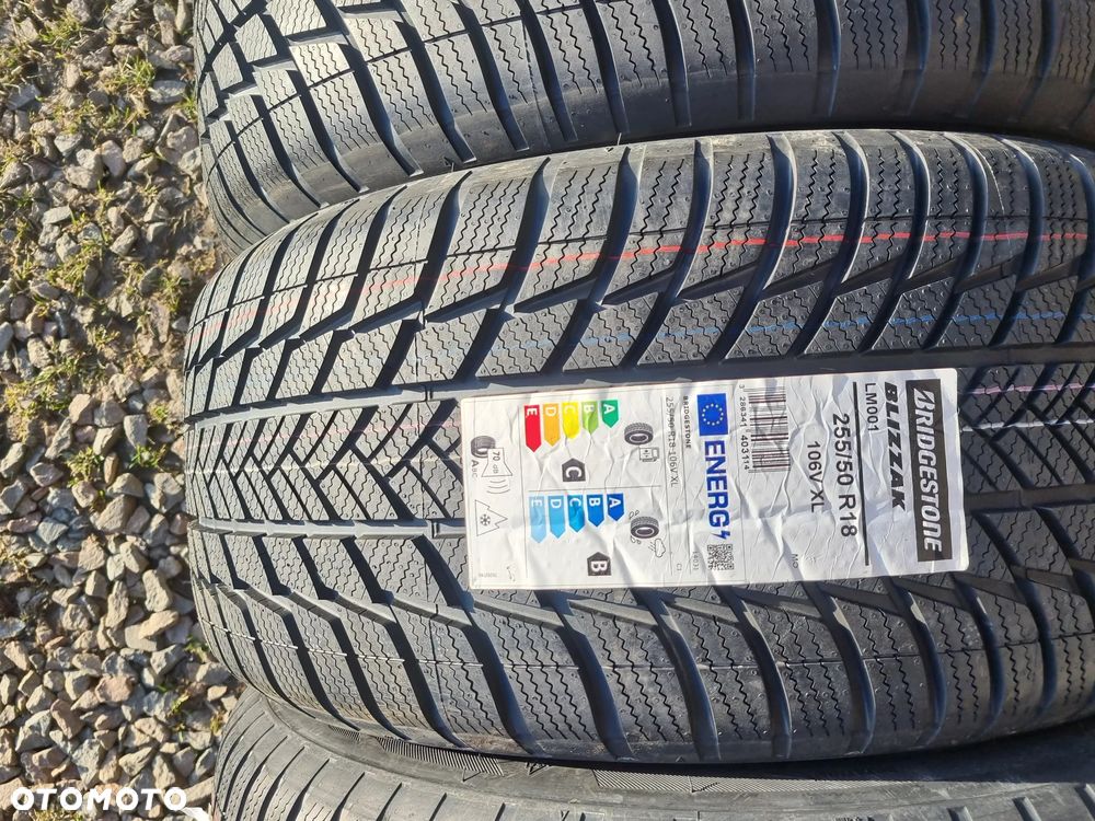 Opony Bridgestone Blizzak LM001 255/50R18 106V,XL 2021r.4x8mm jak nowe - 3