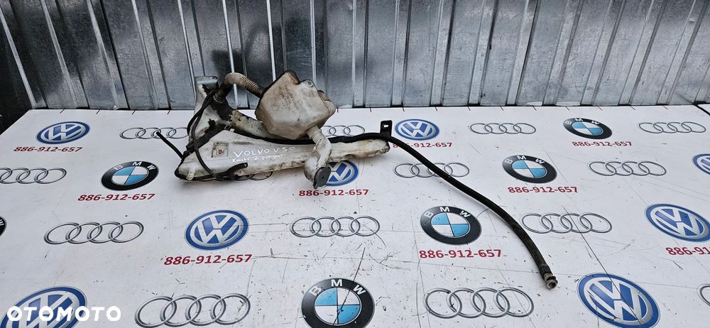 Volvo V50 kombi 2003- Kompletny zbiorniczek płynu spryskiwaczy Zbiornik spryskiwaczy z pompkami 2 pompki 4N51-13K163-AC - 1