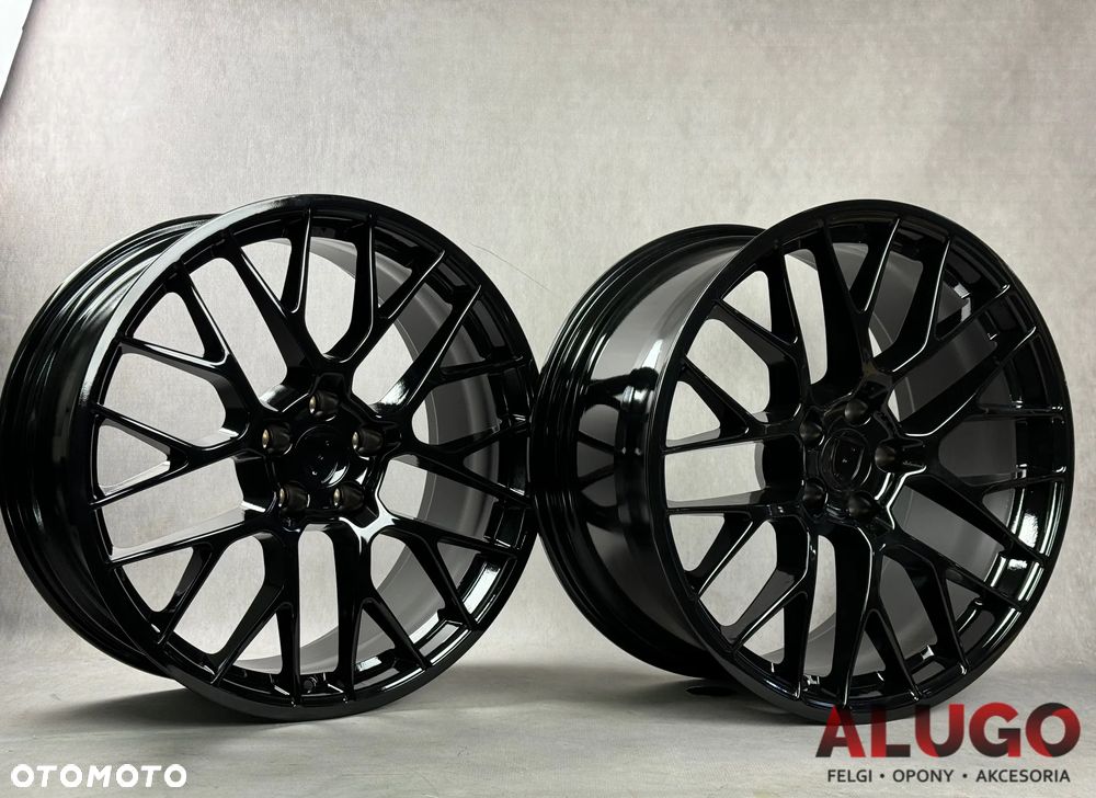 Alufelgi 20" 5x112 do Porsche Macan 9J 10J Czarny Połsk Faktura VAT - 2