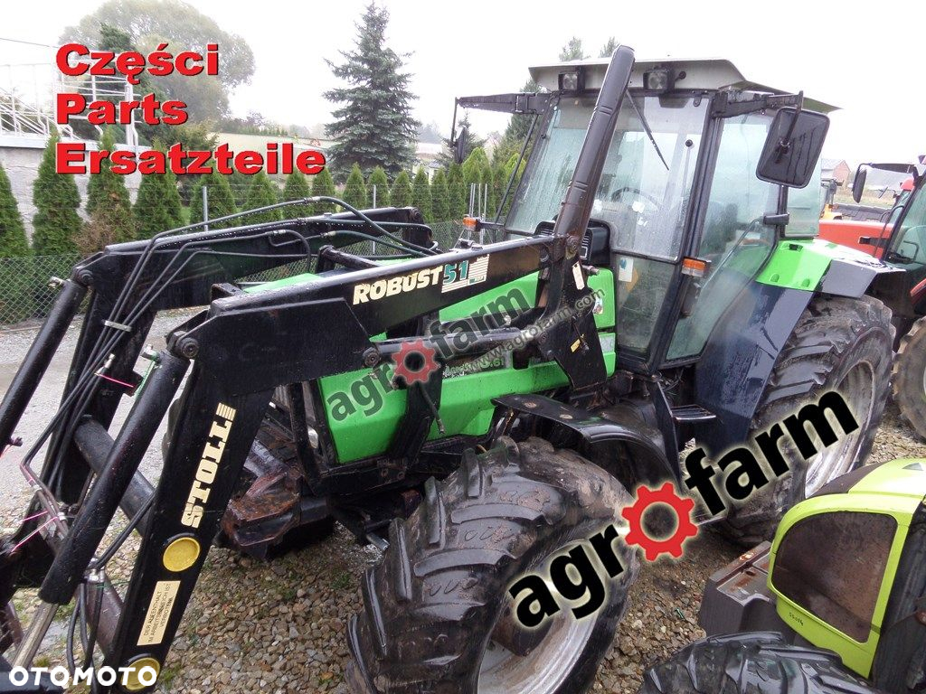 Deutz Agrostar 6.61 części, skrzynia biegów, oś - 3