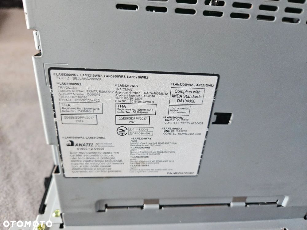 Radio LCD nawigacja KOD Renault Clio IV Lift 2019r 281158826R  LAN5210WR4 - 2