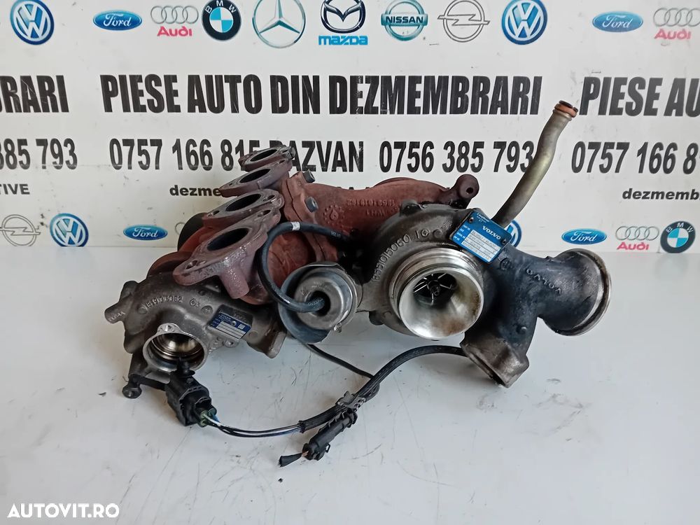 Turbo Turbina Bi-Turbo Volvo S90 V90 XC90 XC60 S60 V70 2.0 D Euro 6 Cod 31459962 31491217 31361655 - 2