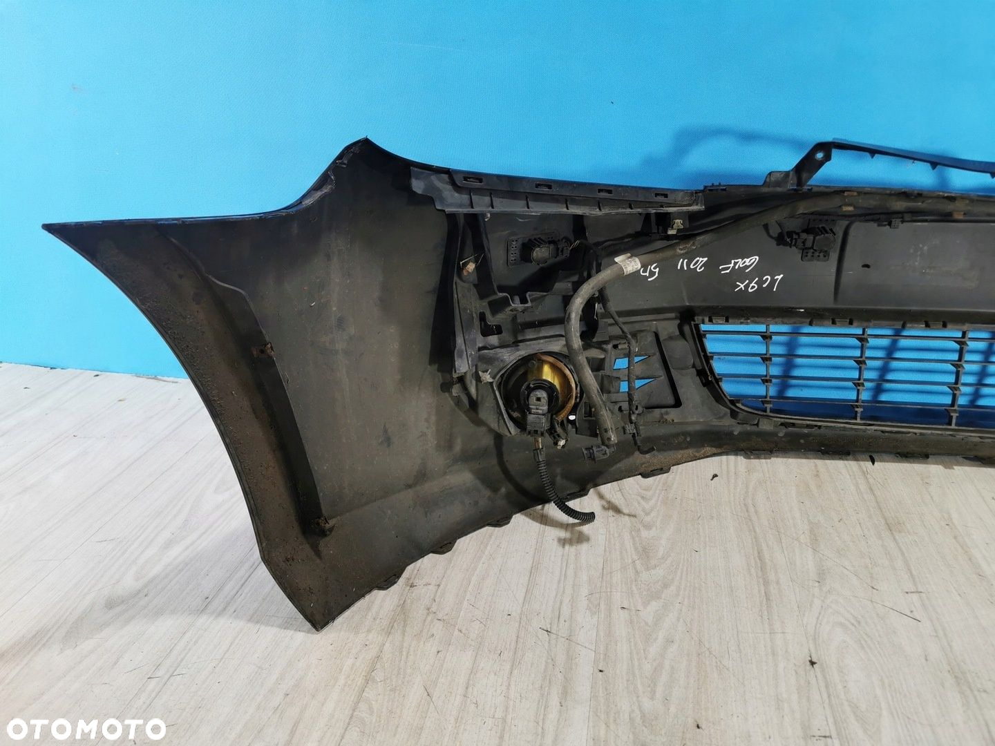 VW Golf 6 VI 5K0 zderzak przód przedni sedan LC9X spryski PDC - 4