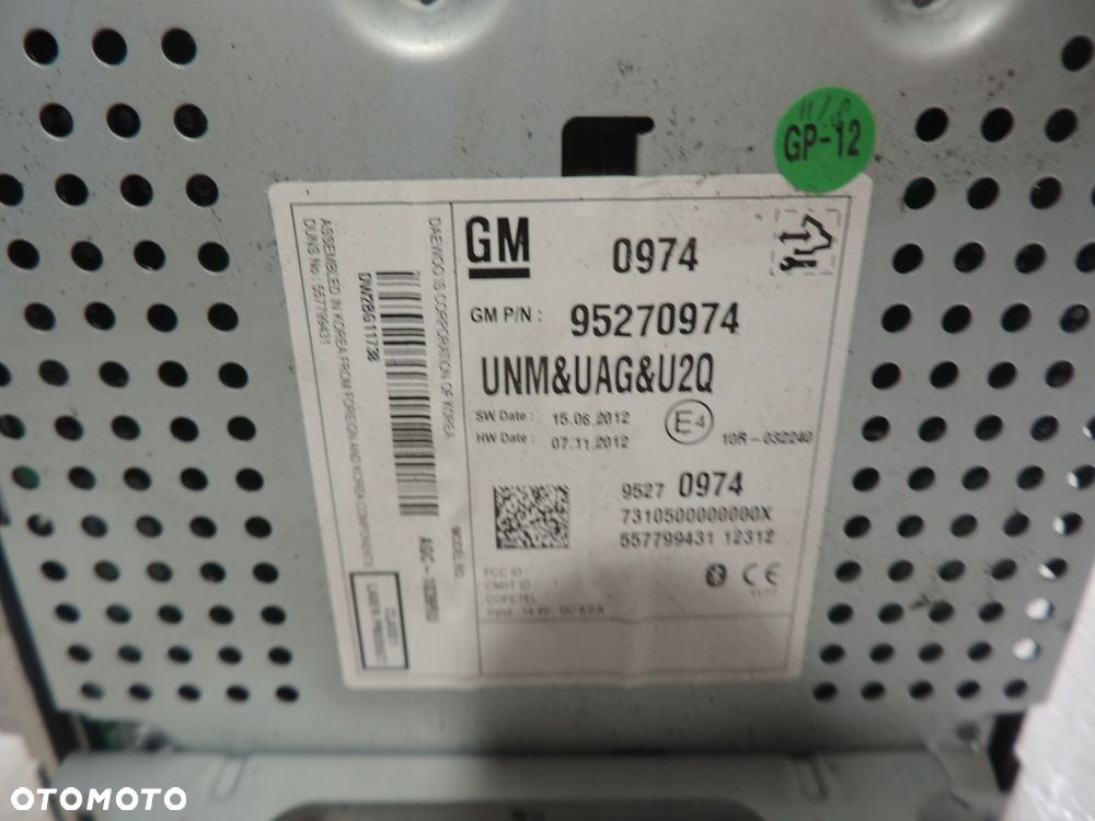 RADIO CD 400 OPEL MOKKA A 95270974 95052536 BRĄZ - 3