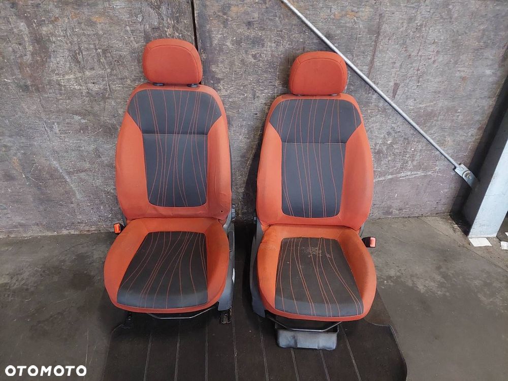 FOTELE KOMPLET LEWY PRAWY KANAPA TYŁ + BOCZKI OPEL CORSA D 5D - 15