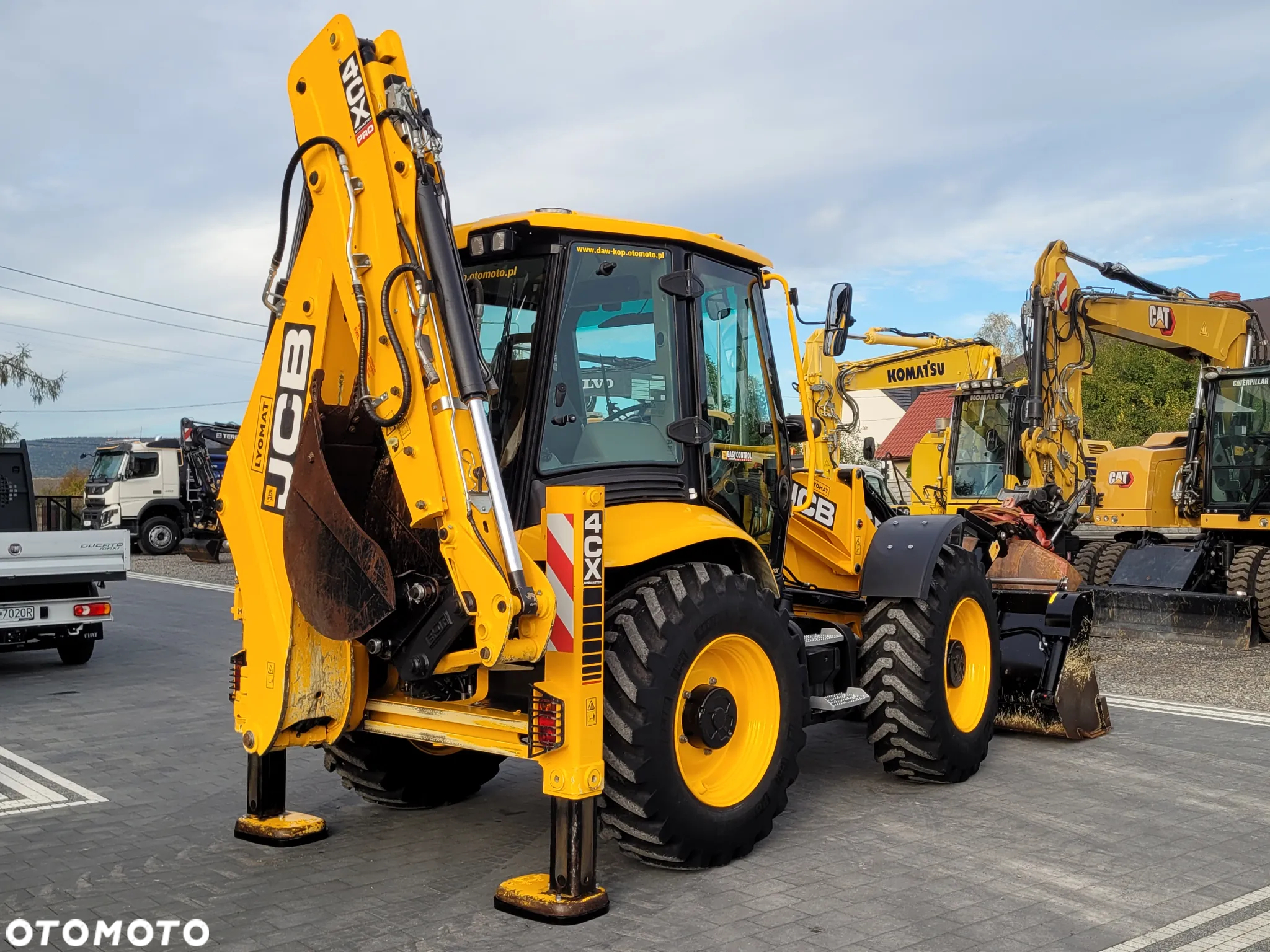 JCB 4CX PRO / jak NOWA / 1250h / joystick / - 4